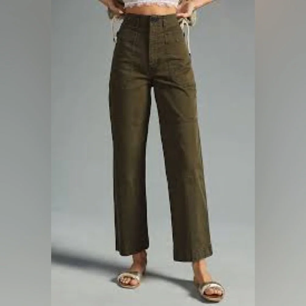 NWT Frame Olive Green Utility Pants, Size 33 - Picture 2 of 11